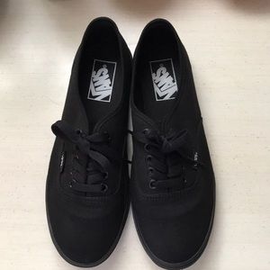 Authentic Lo Pro Vans (Black) (Size: US Women 7)